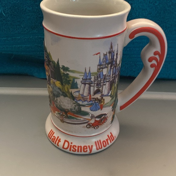 Walt Disney World Magic Kingdom Mug Beer Stein Tankard Main Street 3D VTG 1980 - Picture 3 of 11